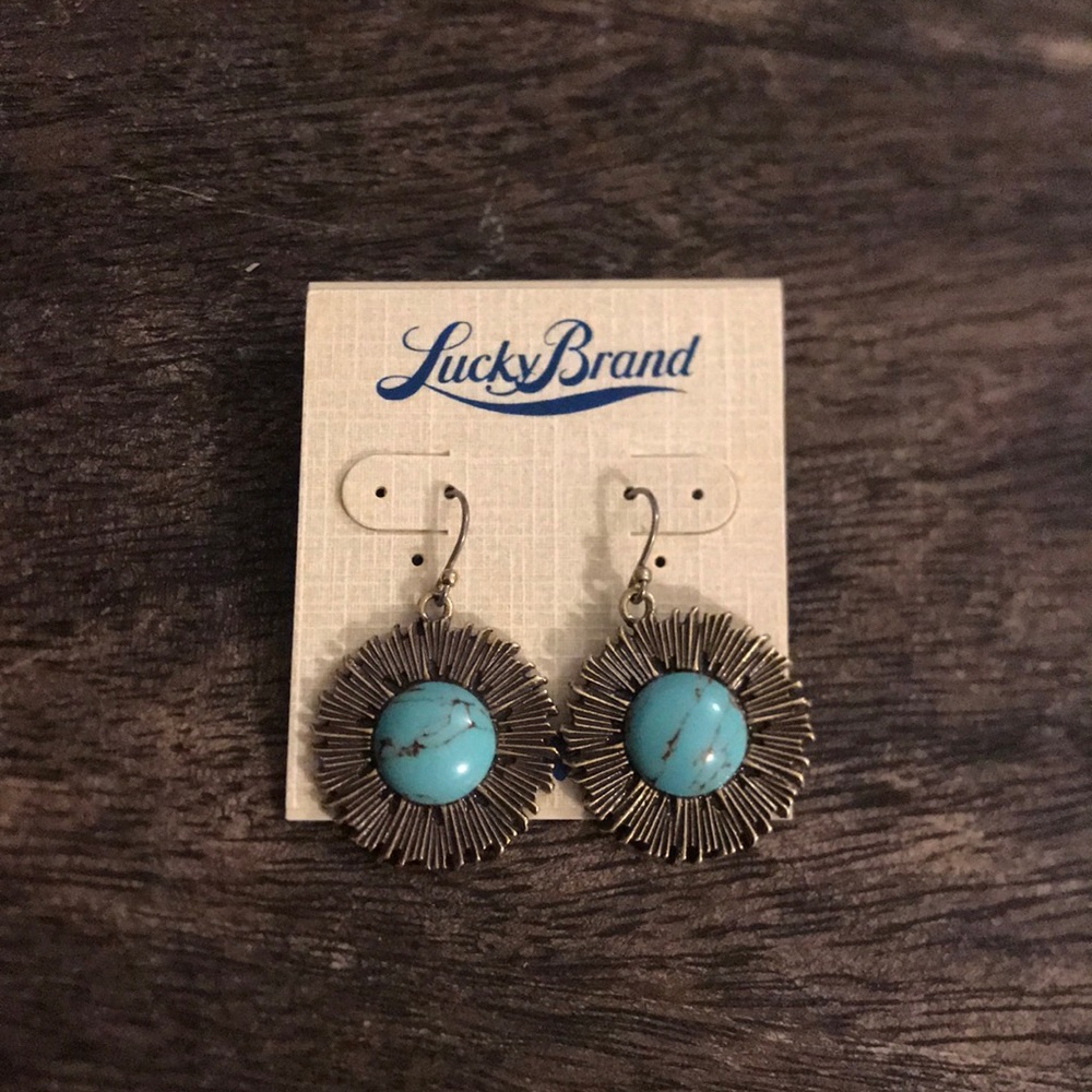 Lucky Brand turquoise earrings